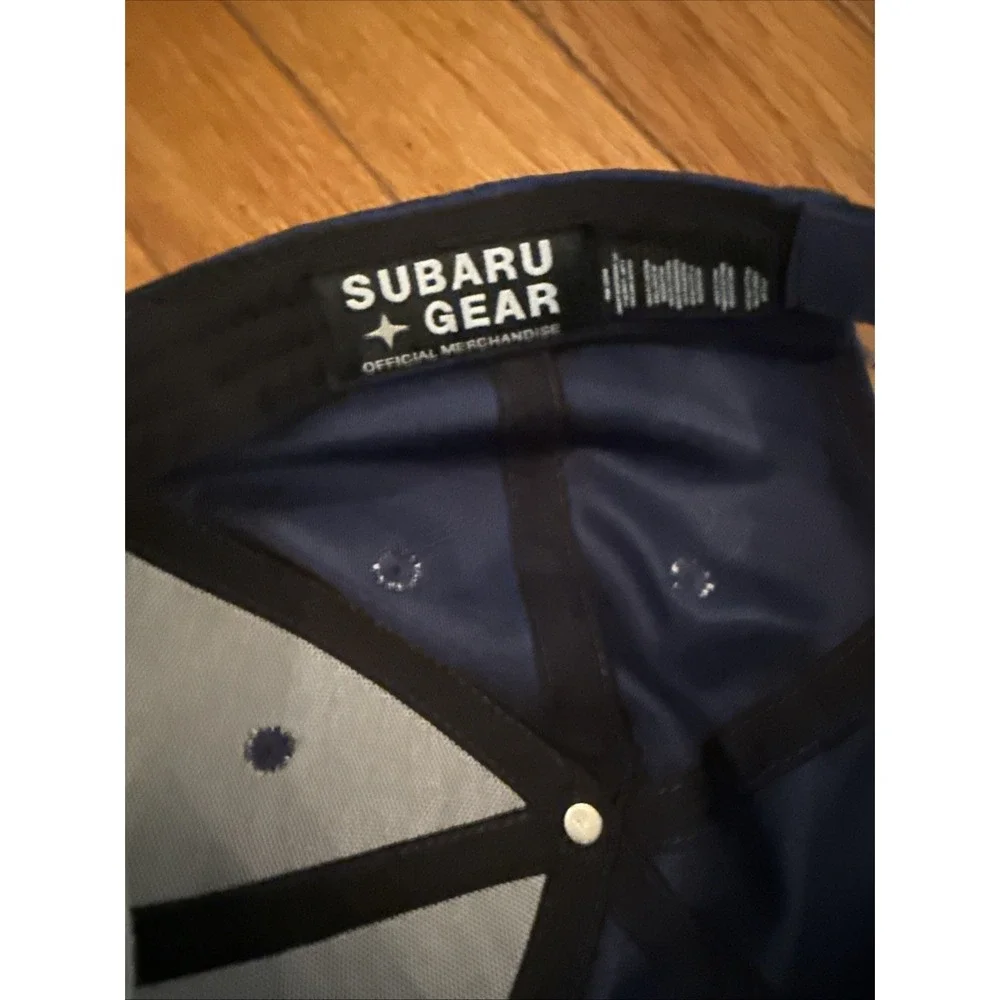 Subaru Gear Navy Blue Adjustable SnapBack  Hat One Size Official Merchandise